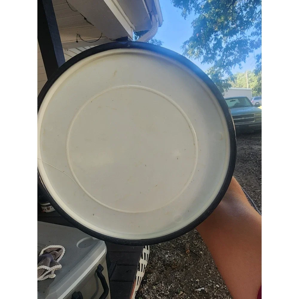 Vintage RARE Mid-century Black & Gold Celestial Horoscope Serving Ice Bucket HTF